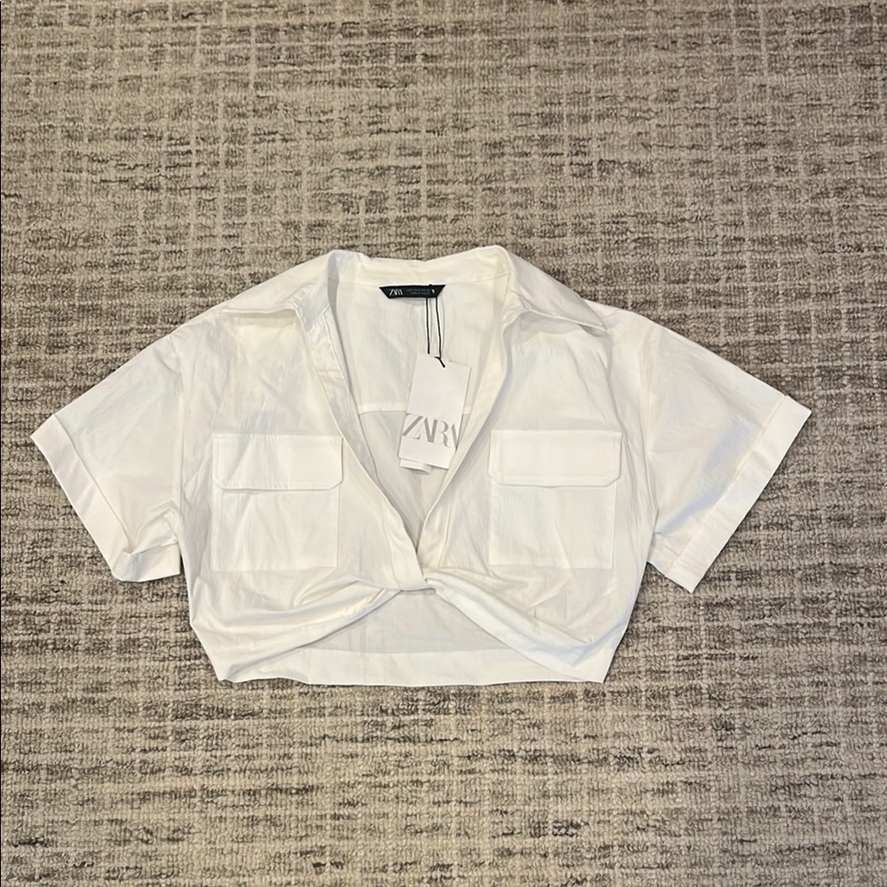 Zara White Women's Top